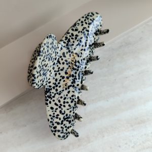 Haarklammer half-moon Dalmatiner