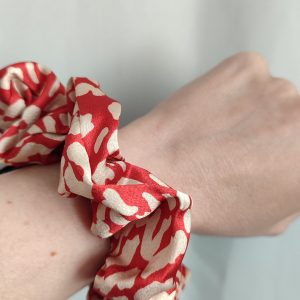 Scrunchie Orange Satin